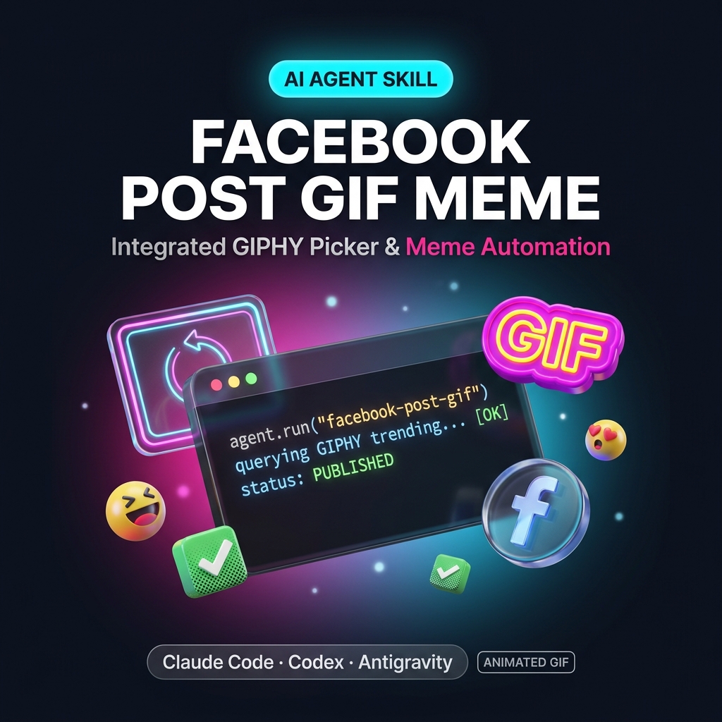 Facebook Post GIF Meme Skill